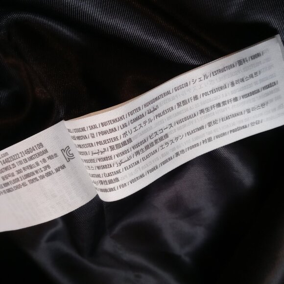 ABERCROMBIE & FITCH classic suiting blazer in black (L) - Picture 11 of 16